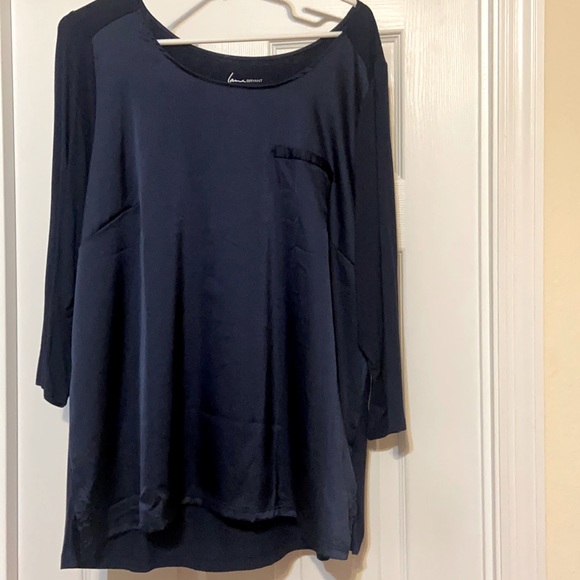 Lane Bryant Tops - Lane Bryant navy shirt 🧿🧿